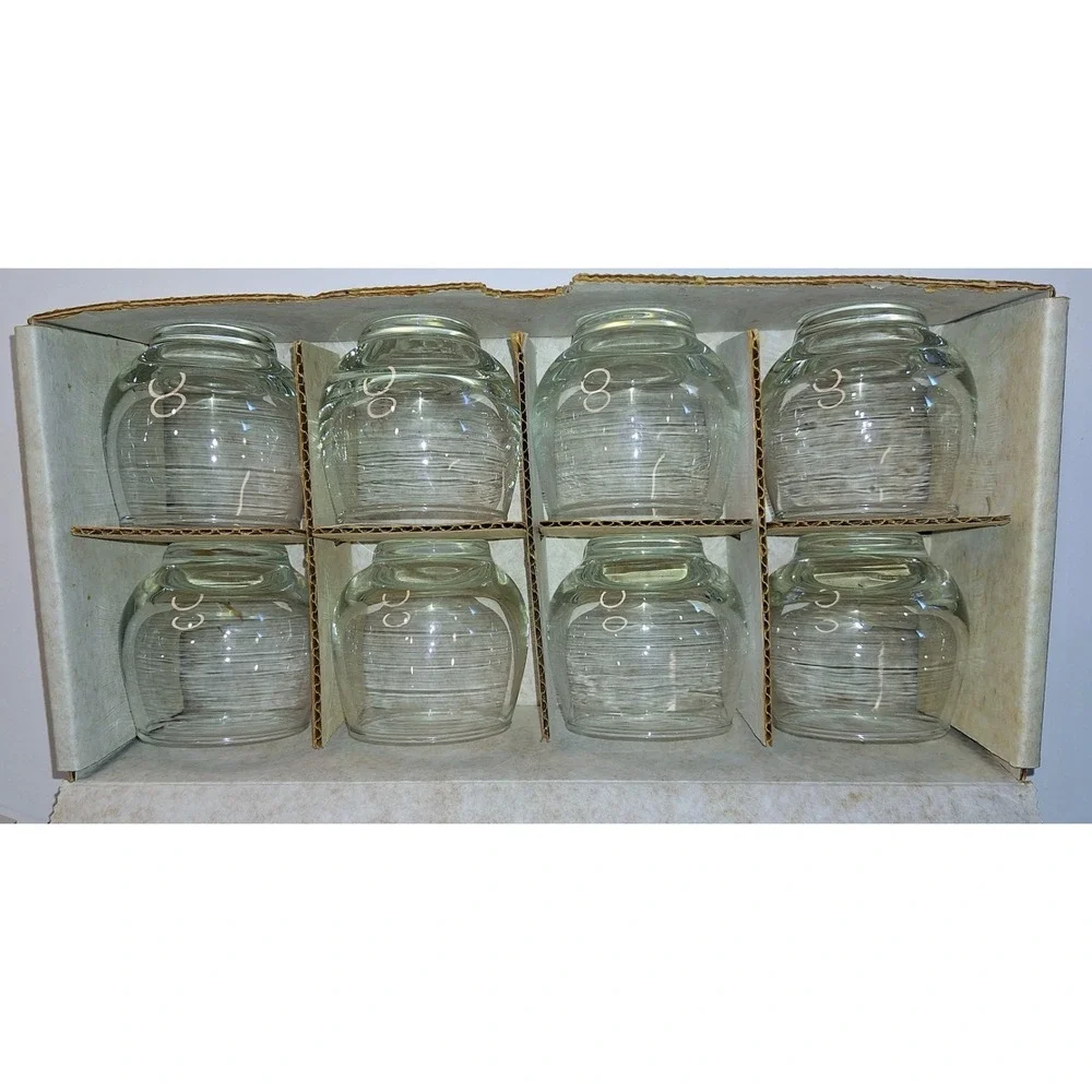 Lot Of 8 Vintage Libbey Tempo Cocktail Glasses Clear 4.5 Ounce - Picture 6 of 6